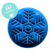 Slow Buddy - Snowflake - evéslassító és habzsolásgátló tál - kék