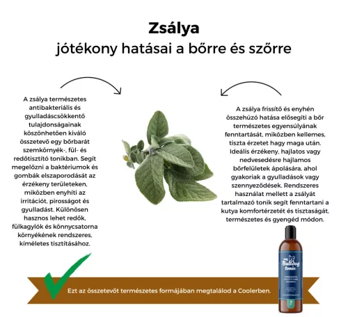 My Bulldog Tonic - gyógynövényes redő-, fül- és szemkörnyék ápoló tonik