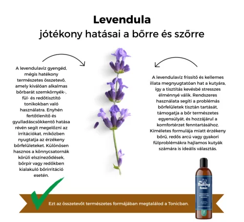 My Bulldog Tonic - gyógynövényes redő-, fül- és szemkörnyék ápoló tonik