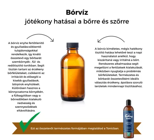 My Bulldog Tonic - gyógynövényes redő-, fül- és szemkörnyék ápoló tonik