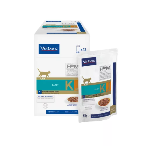 Virbac HPM Diet Cat Kidney & Joint 1 Early 12*85g