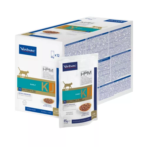 Virbac HPM Diet Cat Kidney & Joint 1 Early 12*85g